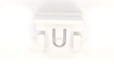 241563901 Refrigerator Crisper Drawer Slide Clip Genuine Original Equipment Manufacturer Oem Part