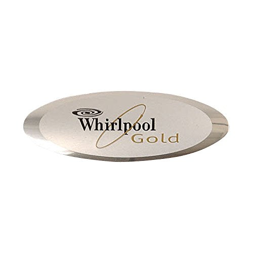 Refrigerator 2220214 Whirlpool Gold Name Plate 67002684