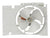 GE WB26X10105 Motor Mag Fan Assembly for Microwave