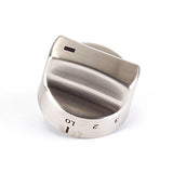 318282310 Range Surface Burner Knob Stainless Genuine Original Equipment Manufacturer Oem Part Stainless