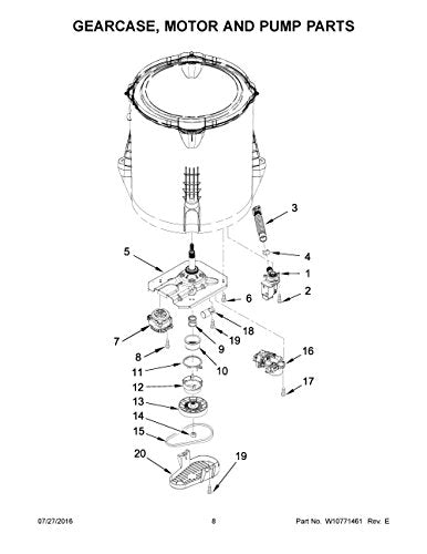 W10889172 Whirlpool Motor-drive