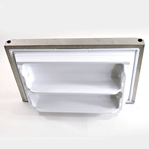 240410206 Refrigerator Freezer Door Assembly Stainless Genuine Original Equipment Manufacturer Oem Part Stainless