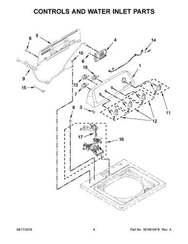 Whirlpool W11038689 Inlet Valve