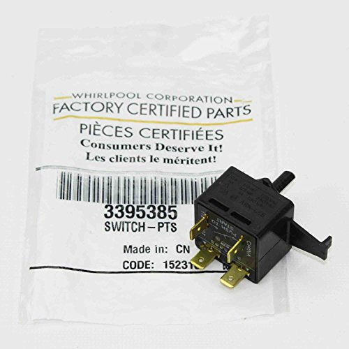 3395385 Genuine OEM Clothes Dryer Push to Start Switch