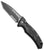 Ontario Knife Company OKC8742 OKC-SF-3S Strike Force 6061-T6 Aluminum Handle Black Combo Tanto Blade Automatic Knife