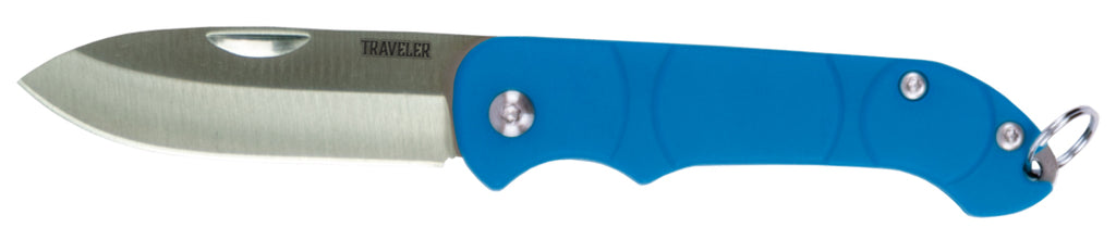 Ontario Knives Traveler 8901BLU blue, keychain pocket knife