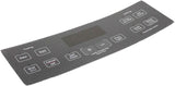 General Electric WB07X20323 Range Control Panel - Black